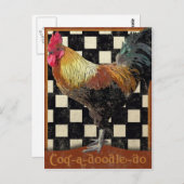 Bisto Rooster Briefkaart (Voorkant / Achterkant)