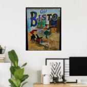 Bisto vintage poster (Thuiskantoor)
