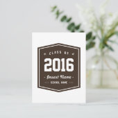 Bistre Retro-klasse Briefkaart (Staand voorkant)