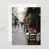Bistro in Parijs 2 Briefkaart (Voorkant / Achterkant)