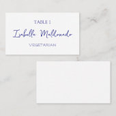 Bistro Mariage Cartes de Place avec Dîner Sélectio (Devant / Derrière)