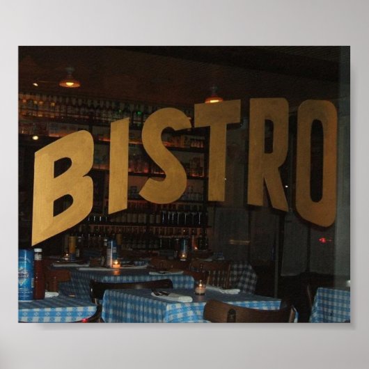 Bistro Poster (Voorkant)
