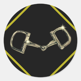 bit in diamond ronde sticker