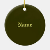 Bit O Irish Keramisch Ornament (Achterkant)