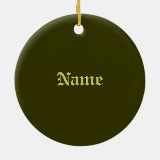 Bit O Irish Keramisch Ornament (Achterkant)