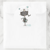 "Bit Tied Up" - Stickers Turquoises et blancs (Sac)