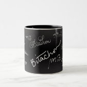 Bitachon Black and White Mug (Centre)