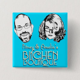 Bitchen Boutique Logo Square Button