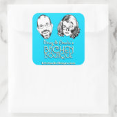 Bitchen Boutique Logo Square Stickers (6) (Tas)