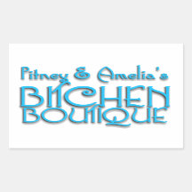 Bitchen Boutique Title Rectangle Stickers (4)