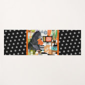 BITCHEN KITCHEN cute dog cooking chef Yogamat (Voorkant (horizontaal))