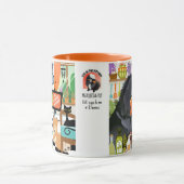 BITCHEN KITCHEN measure 1 1/2 cups dog cute mug (Centre)