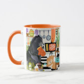 BITCHEN KITCHEN measure 1 1/2 cups dog cute mug (Gauche)