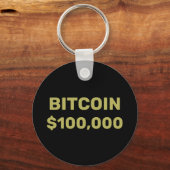 Bitcoin 100000 viering sleutelhanger (Voorkant)