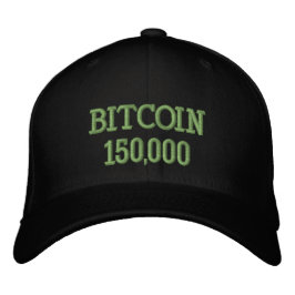 Bitcoin 150000 Celebration Geborduurde Pet