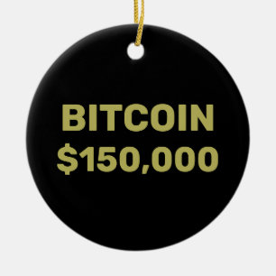 Bitcoin 150000 Viering Keramisch Ornament