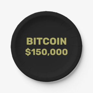 Bitcoin 150000 Viering Papieren Bordje
