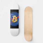#Bitcoin 2 Maan Skateboard (Voorkant)
