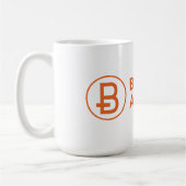 Bitcoin accepté Mug (Gauche)