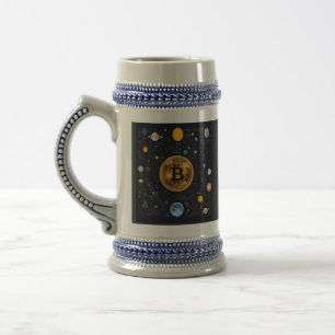 Bitcoin - AI crypto-ontwerp Bierpul