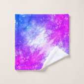 Bitcoin Aquarelle (Style 2 - Miami) (Gant de toilette)