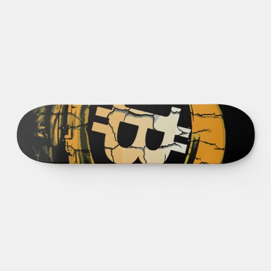 Bitcoin Astronaut-Crypto Astronaut Skateboard (Horizontaal)