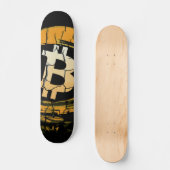 Bitcoin Astronaut-Crypto Astronaut Skateboard (Voorkant)
