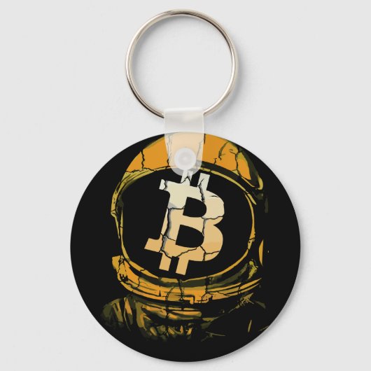 Bitcoin Astronaut-Crypto Astronaut Sleutelhanger (Voorkant)