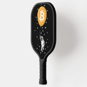 Bitcoin Astronaut naar de maan - Btc Crypto Pickleball Paddle (Links)