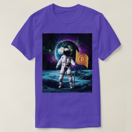 Bitcoin Astronaut T-shirt (Design voorkant)