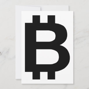 Bitcoin B Bold Uitnodiging