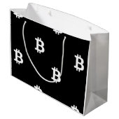 Bitcoin B Cool Grote Cadeautas (Achterkant Gekanteld)