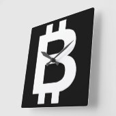 Bitcoin B Cool Horloge murale (Angle)