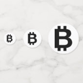 Bitcoin B Table Gras Confetti (Derrière)