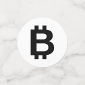 Bitcoin B Table Gras Confetti (Petit recto)