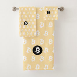 Bitcoin Beige Bad Handdoek