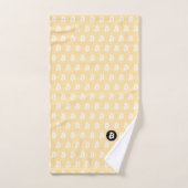 Bitcoin Beige Bad Handdoek (Handdoek)