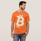 Bitcoin Bigger ₿ T-shirt (Voorkant volledig)