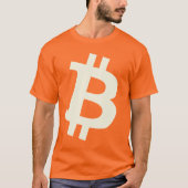 Bitcoin Bigger ₿ T-shirt (Voorkant)