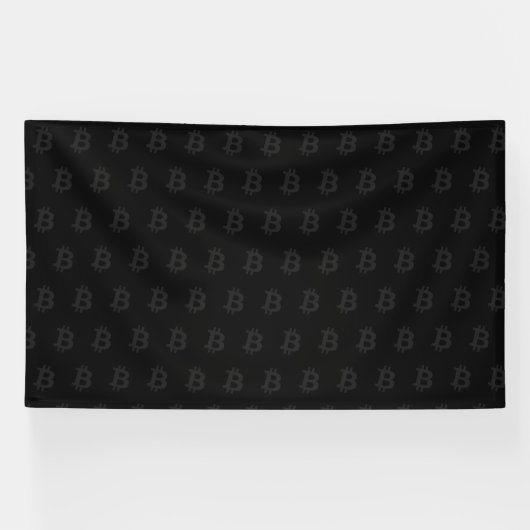 Bitcoin Black Spandoek (Horizontaal)
