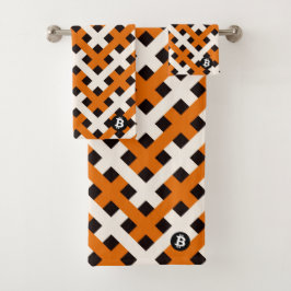 Bitcoin Blockchain (stijl 2) Bad Handdoek