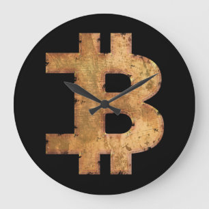 BITCOIN BRIEF B  CRYPTOCURRENCY GIFT GROTE KLOK
