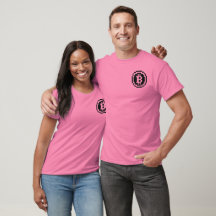 Bitcoin BTC 8-Bit Logo | Adidas T-shirt
