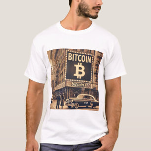 Bitcoin BTC Advertentie Crypto Design T-shirt