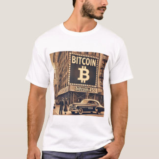  Bitcoin BTC Advertentie Crypto Design T-shirt