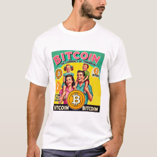  Bitcoin BTC Advertentie Cryptocurrency T-shirt