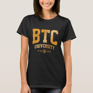 Bitcoin BTC Crypto Valuta Belegger Handelaar T-shirt