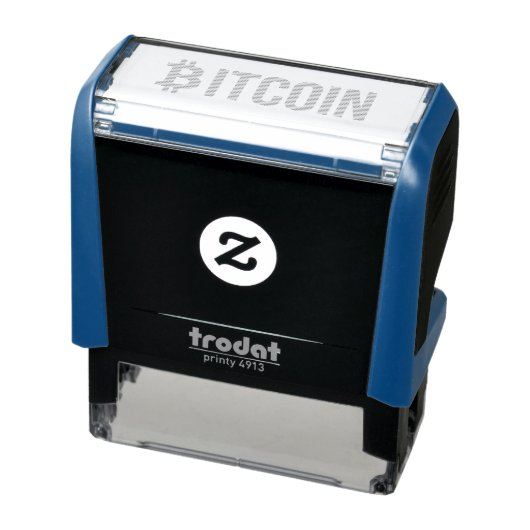 Bitcoin - BTC Crypto Zelfinktende Stempel (Product)