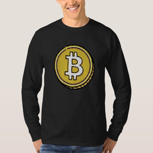 Bitcoin BTC Cryptocurrency Trader For Crypto Inve T-shirt (Voorkant)