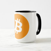 Bitcoin BTC Logo | Tasse (Devant droit)
